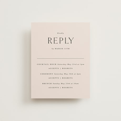 Multi-Event RSVP Cards