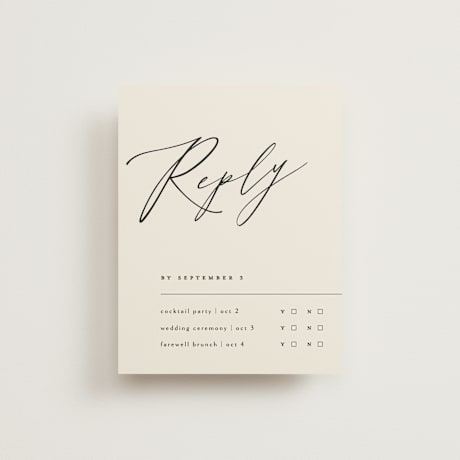 Multi-Event RSVP Cards