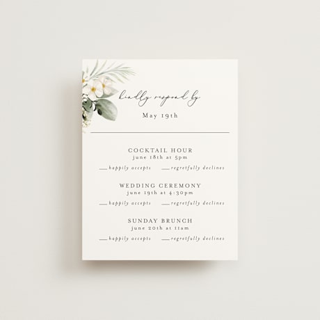 Multi-Event RSVP Cards