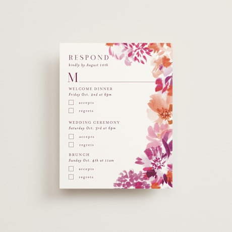 Multi-Event RSVP Cards