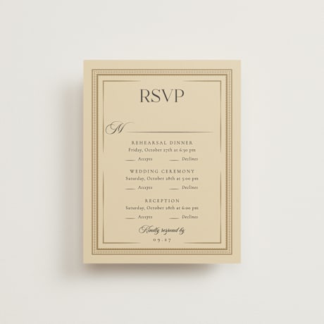 Multi-Event RSVP Cards