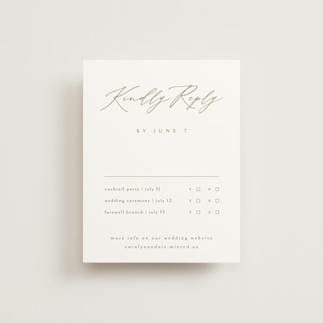 Multi-Event RSVP Cards