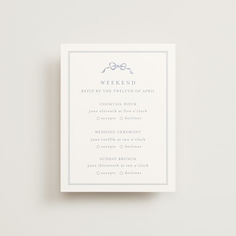 Multi-Event RSVP Cards