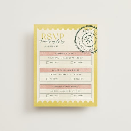 Multi-Event RSVP Cards