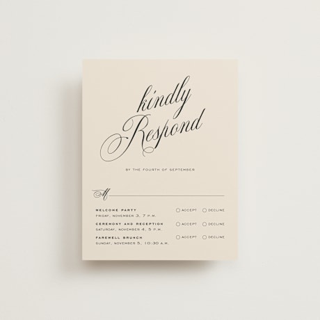 Multi-Event RSVP Cards