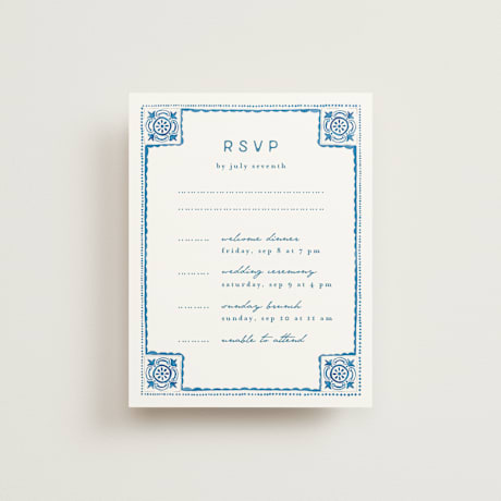 Multi-Event RSVP Cards