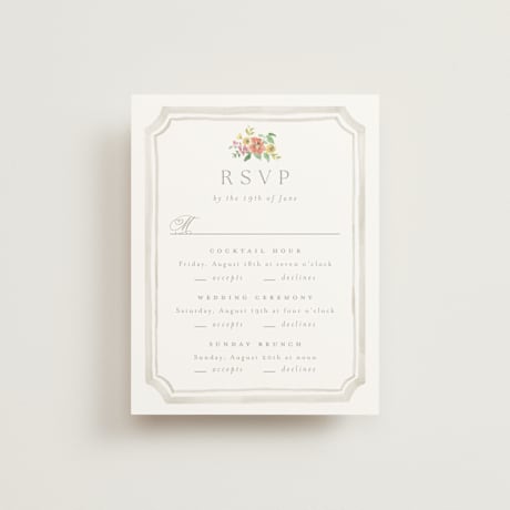 Multi-Event RSVP Cards