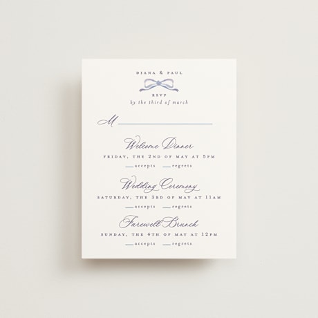 Multi-Event RSVP Cards