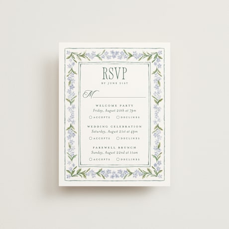 Multi-Event RSVP Cards