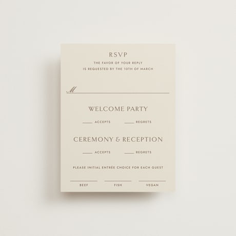 Multi-Event RSVP Cards