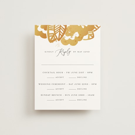 Multi-Event RSVP Cards