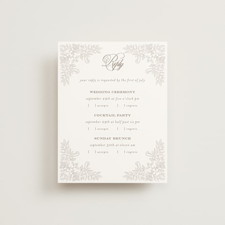 Multi-Event RSVP Cards
