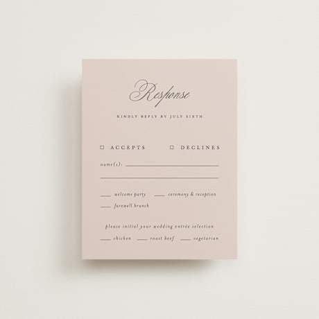 Multi-Event RSVP Cards