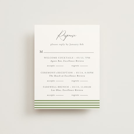 Multi-Event RSVP Cards