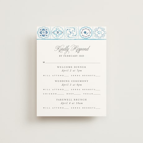 Multi-Event RSVP Cards
