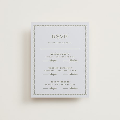 Multi-Event RSVP Cards