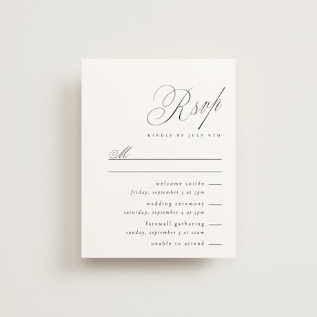 Multi-Event RSVP Cards