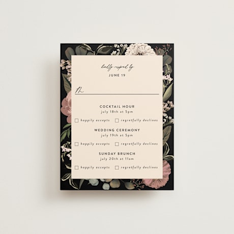 Multi-Event RSVP Cards