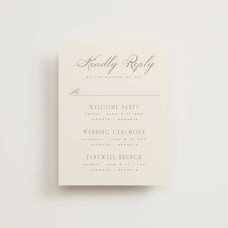 Multi-Event RSVP Cards