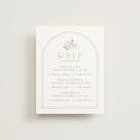 Multi-Event RSVP Cards