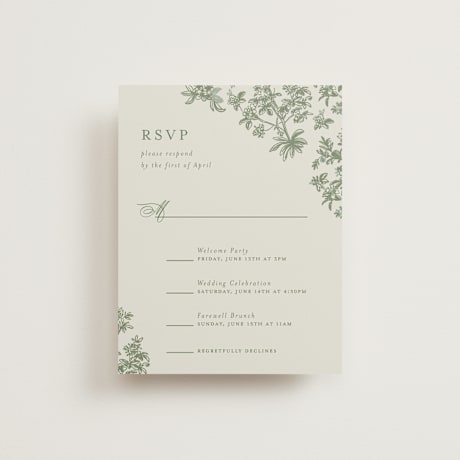 Multi-Event RSVP Cards