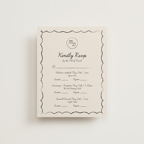 Multi-Event RSVP Cards