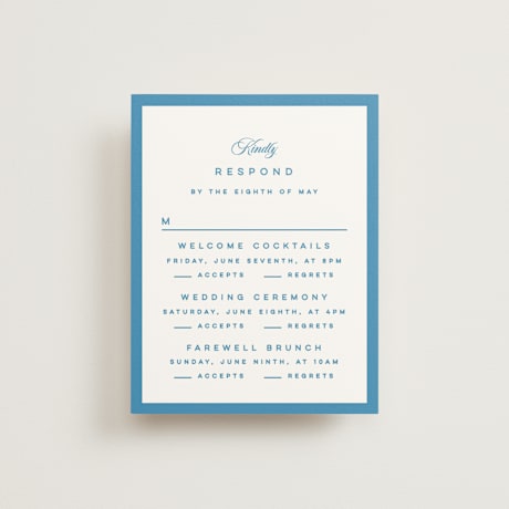 Multi-Event RSVP Cards