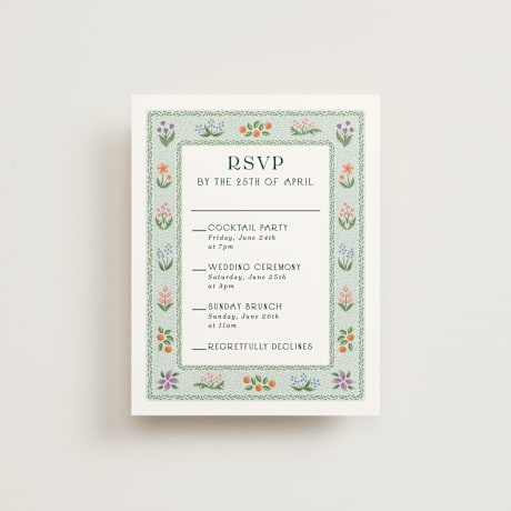 Multi-Event RSVP Cards