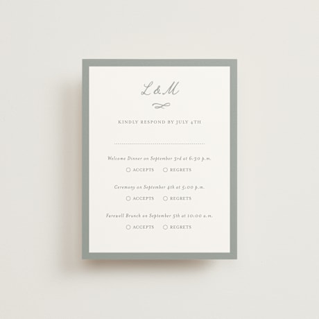 Multi-Event RSVP Cards