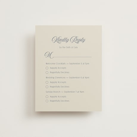 Multi-Event RSVP Cards