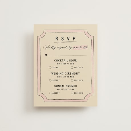 Multi-Event RSVP Cards