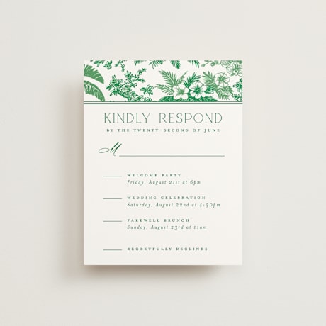 Multi-Event RSVP Cards