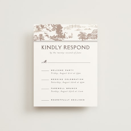 Multi-Event RSVP Cards