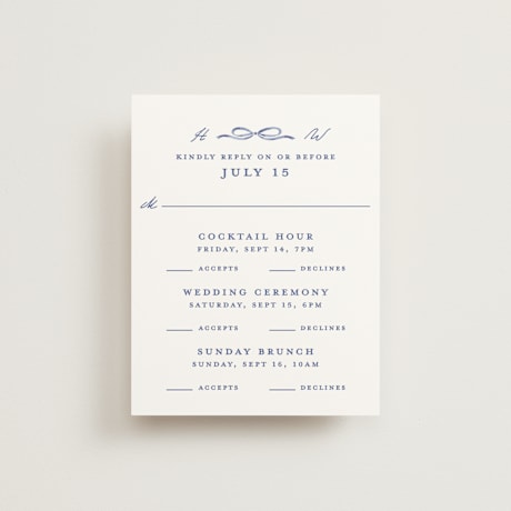 Multi-Event RSVP Cards
