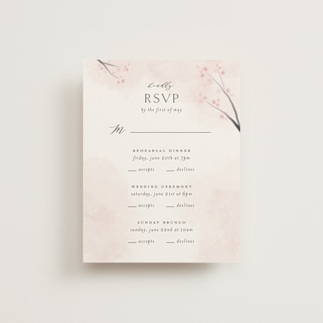 Multi-Event RSVP Cards