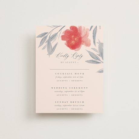 Multi-Event RSVP Cards