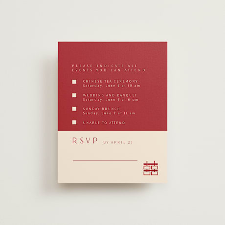 Multi-Event RSVP Cards