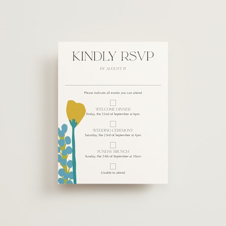 Multi-Event RSVP Cards