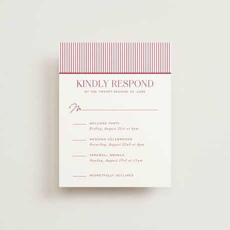 Multi-Event RSVP Cards