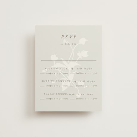 Multi-Event RSVP Cards