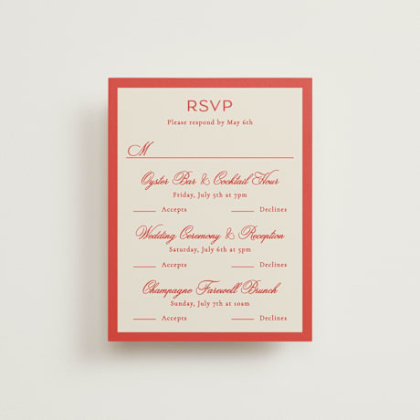 Multi-Event RSVP Cards