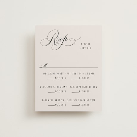 Multi-Event RSVP Cards