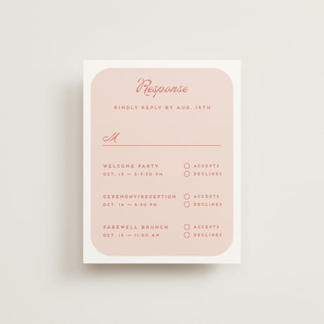 Multi-Event RSVP Cards