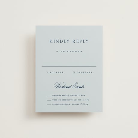 Multi-Event RSVP Cards