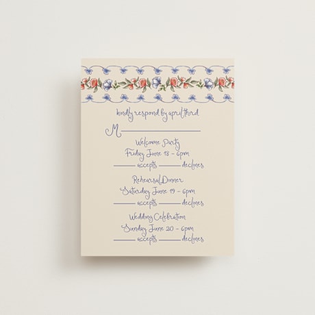 Multi-Event RSVP Cards