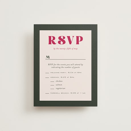 Multi-Event RSVP Cards