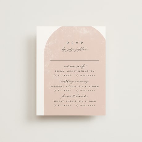 Multi-Event RSVP Cards