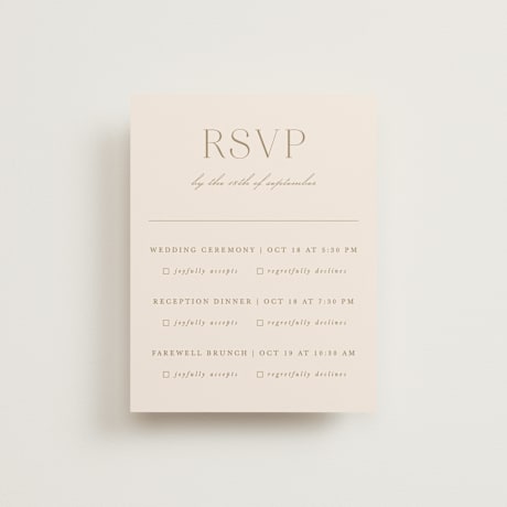 Multi-Event RSVP Cards