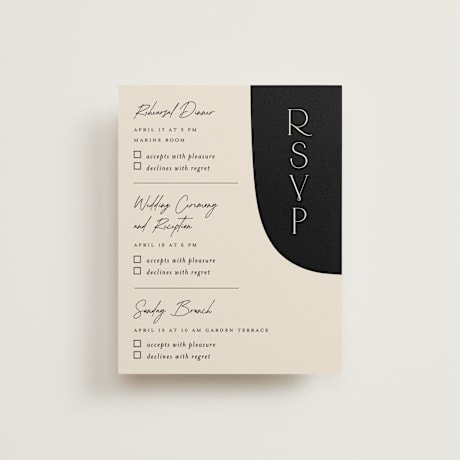 Multi-Event RSVP Cards