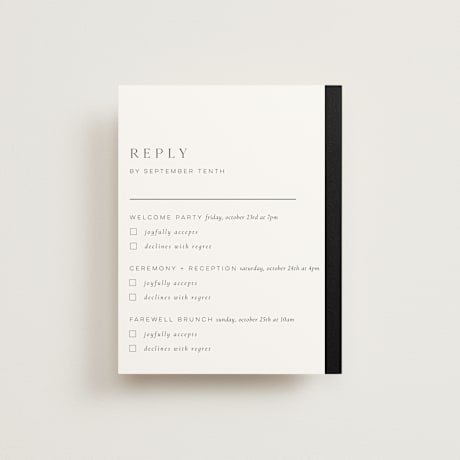 Multi-Event RSVP Cards